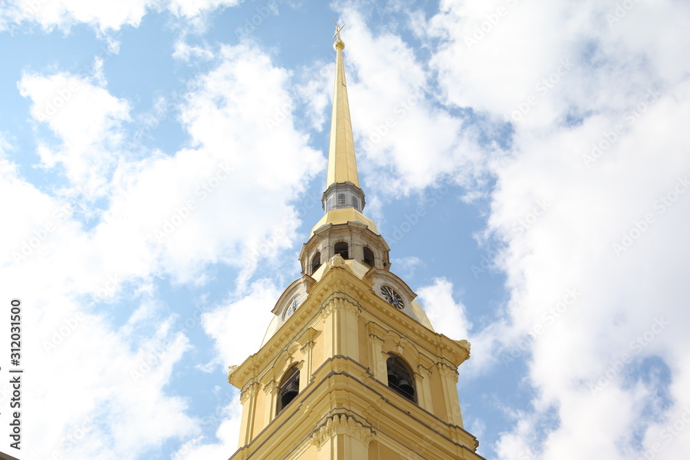 Peter and Paul cathedral in fortress in St. Petersburg, Russia Peter and Paul cathedral in fortress in St. Petersburg, Russia