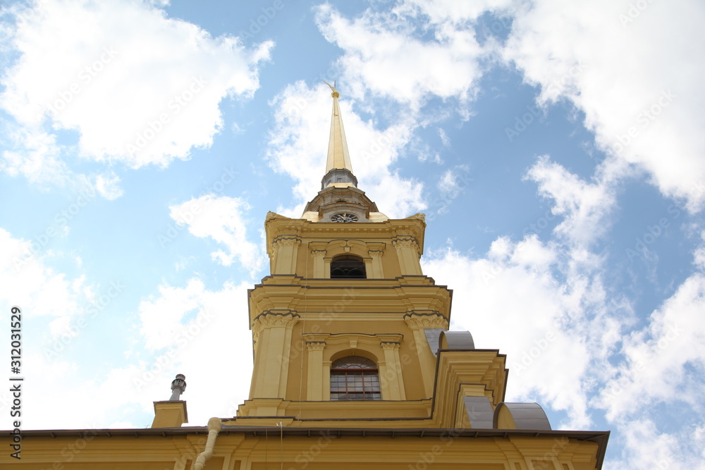 Peter and Paul cathedral in fortress in St. Petersburg, Russia