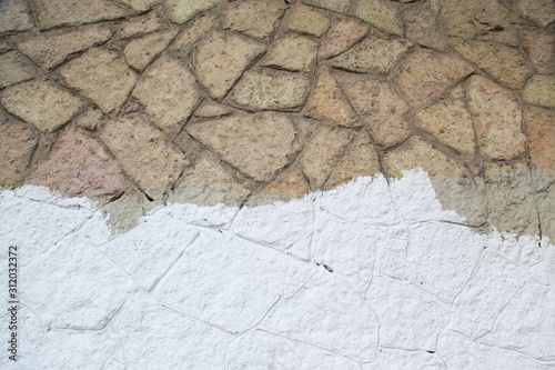abstract background of stone wall texture