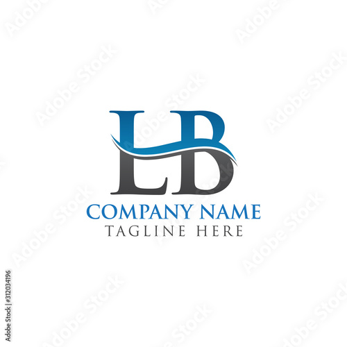 Initial LB letter Logo Design vector Template. Abstract Letter LB logo Design