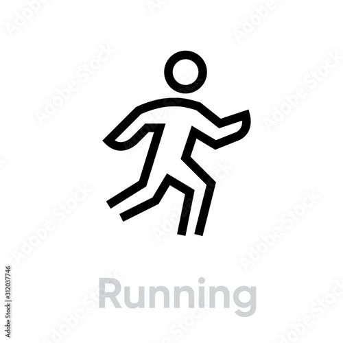 Running activity icon