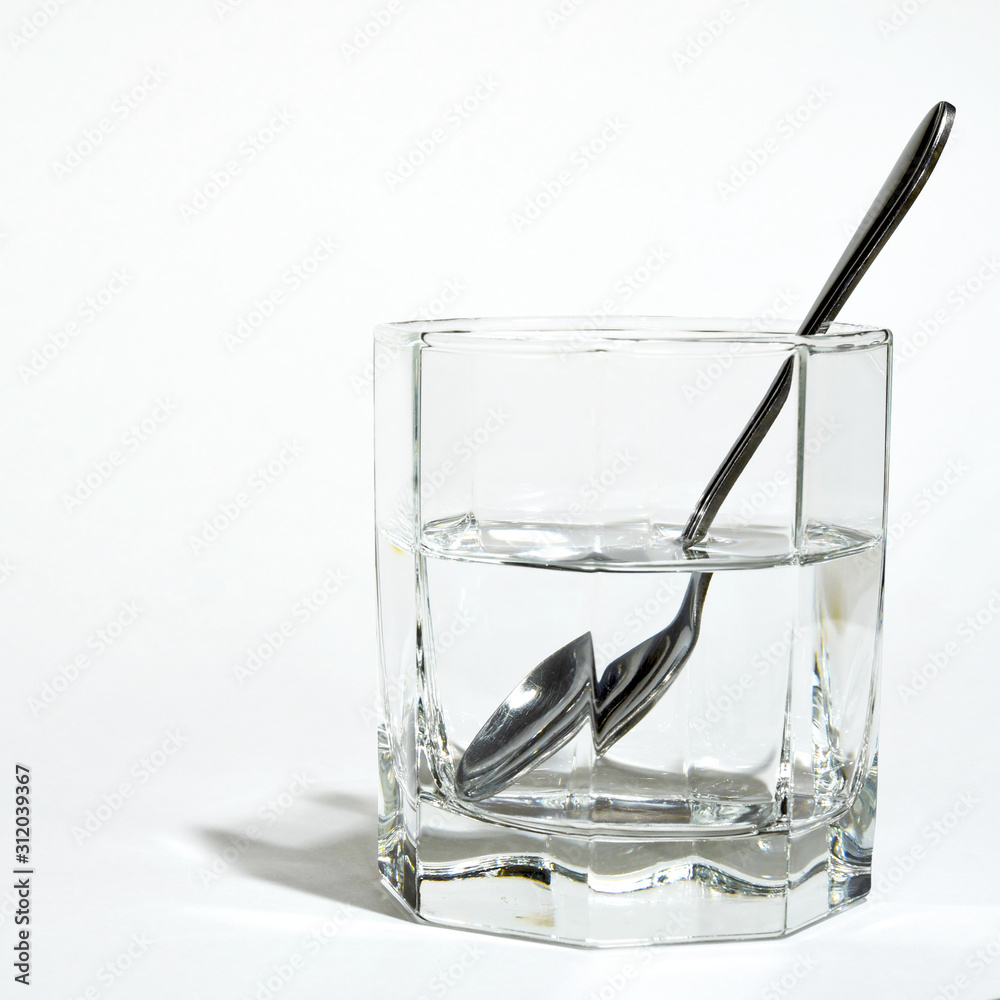 Crushed Ice In A Glass With Spoon Stock Photo, Picture and Royalty Free  Image. Image 117720414.