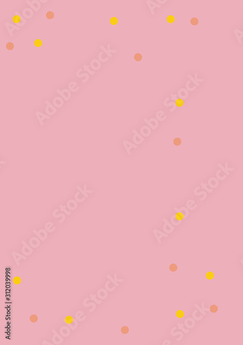 Retro dots pattern. Abstract geometric background, 70s, 80s, 90s style image. Geometrical simple illustration. Print cloth, tie, shirt, dress, wrap, wrapper, web, cover, label, banner, emblem.