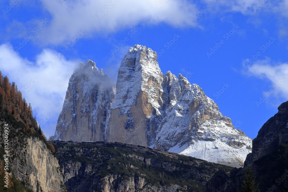Montañas de Do Lomite en Trentino Italia