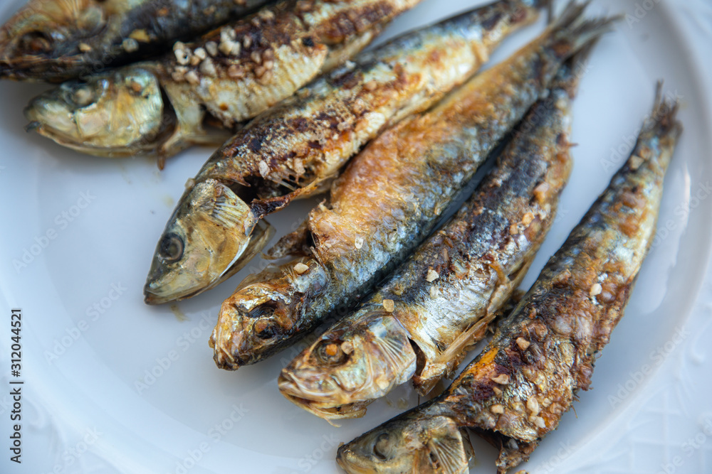 Delicious spanish Sardine Tapa seafood food eating Tapas Spain fish lemon healthy eat Delicious spanish Sardine Tapa seafood food eating Tapas Spain fish lemon healthy eat