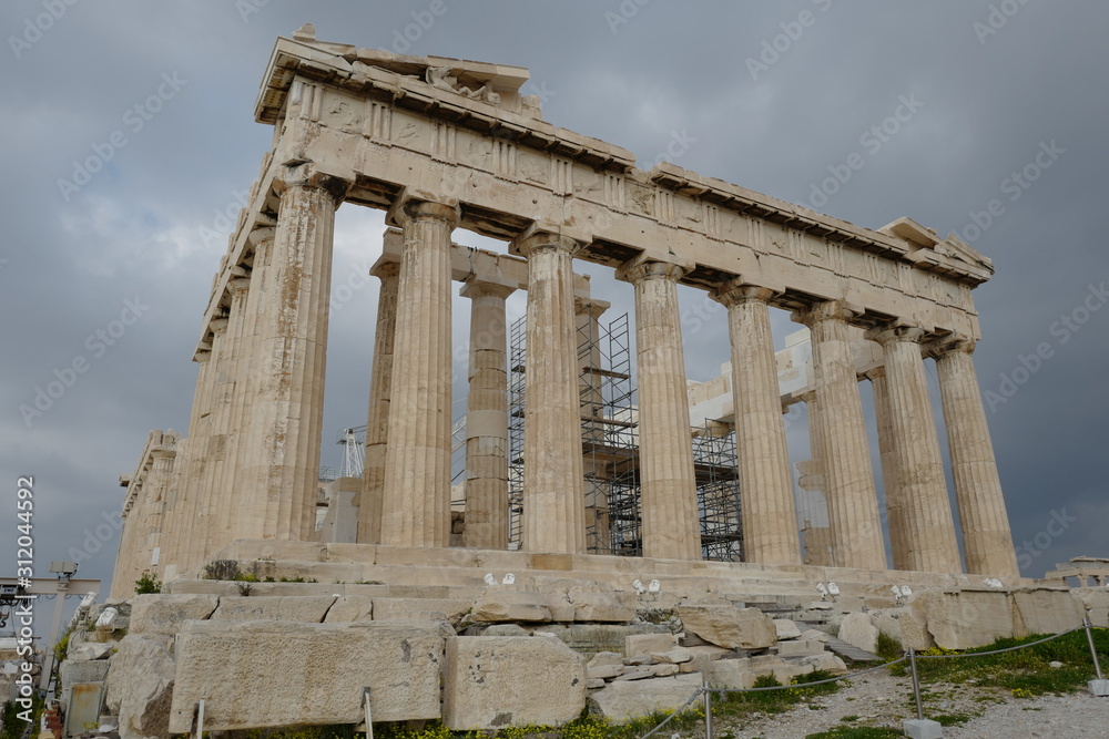 ギリシャ アテネ 神殿 空 2019