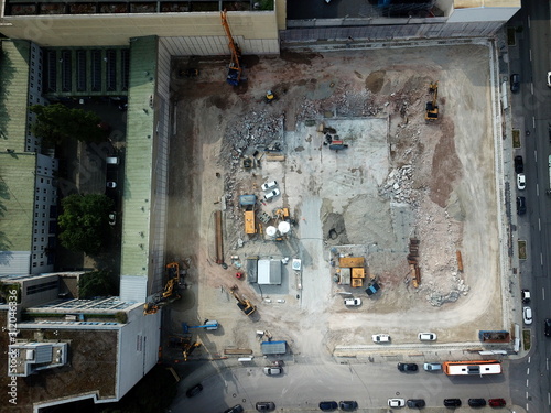 Baustelle, Baumaschinen