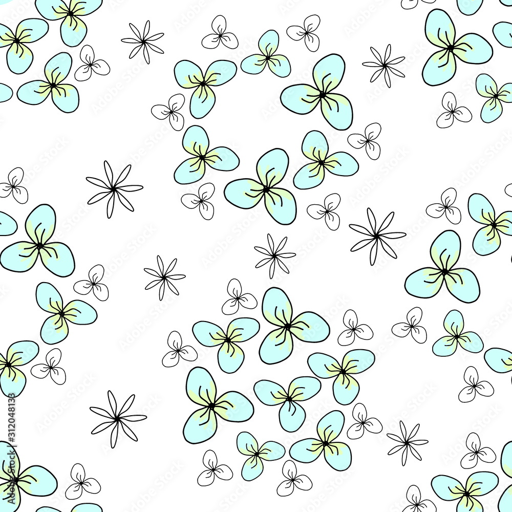 Flower spring pattern  