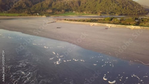 4k aerial view New Zealand  photo