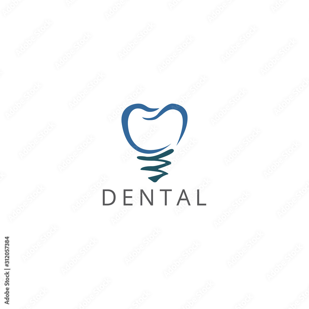 Dental Clinic Logo Tooth abstract design vector template Linear style. Dentist stomatology medical doctor Logotype concept icon. Dental Clinic Logo Tooth abstract design vector template Linear style. Dentist stomatology medical doctor Logotype concept icon.