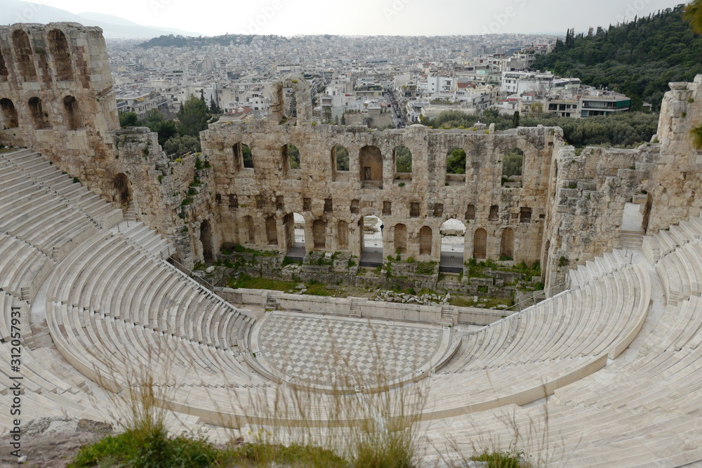 ギリシャ アテネ 神殿 空 2019 旅行