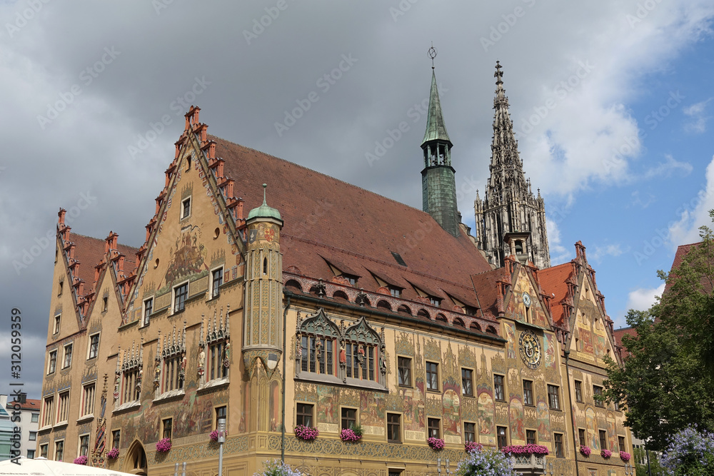 Obraz premium Rathaus in Ulm
