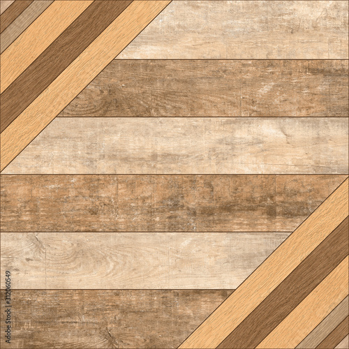 Parquet floor wooden pattern tile