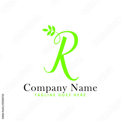 creative Simple elegance feminine luxury and modern logo design