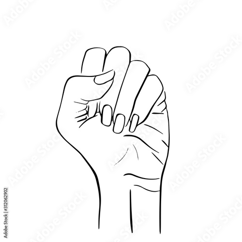 Hand drawn vector stock illustration isolated on white background