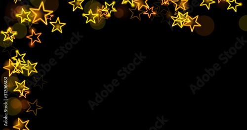 particle with black background