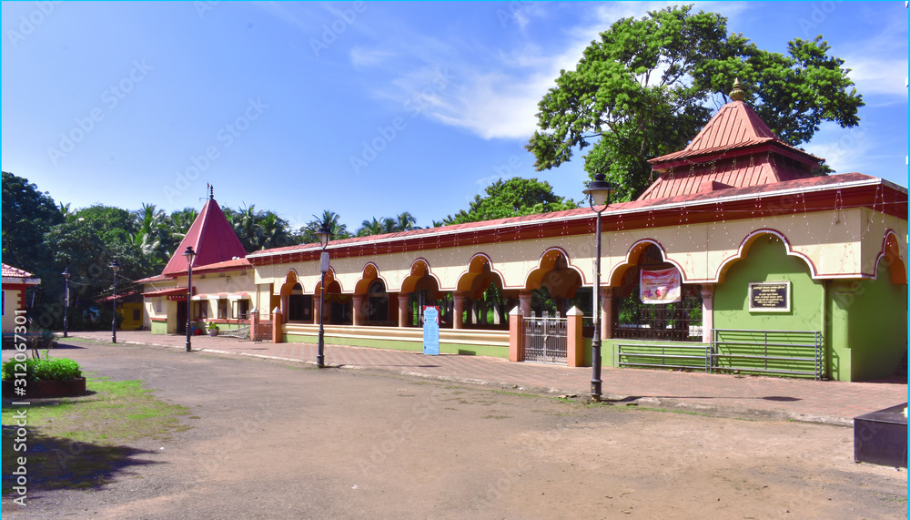 image of a hindu temple in Goa, India