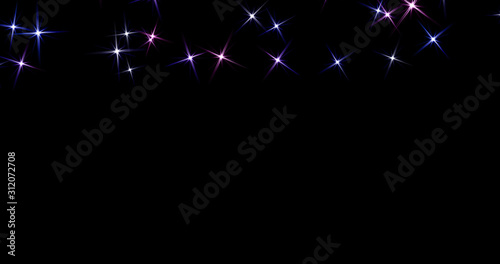 particle with black background