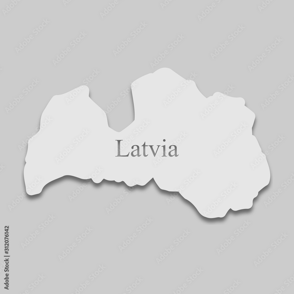 map of Latvia map of Latvia