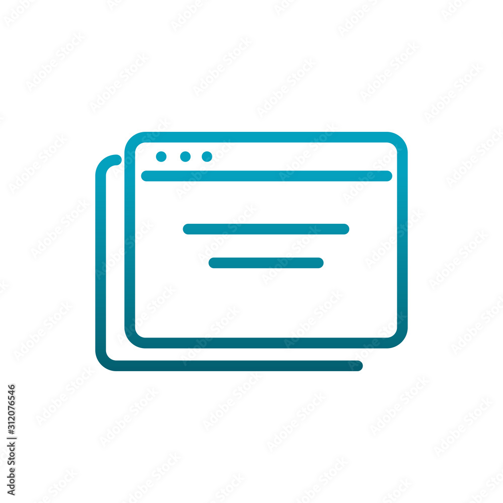 website page content information communications gradient line website page content information communications gradient line