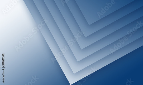  Trendy covers flat design. Simple blending overlap blue background