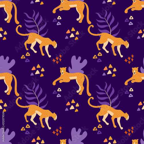 Canvas Print Jaguars