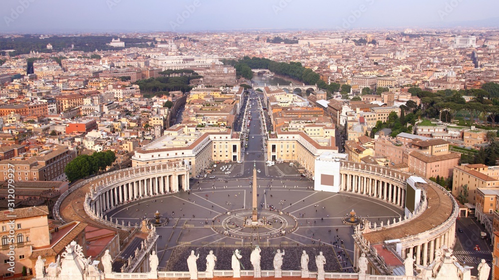 Rome - St Peter's Square in Vatican