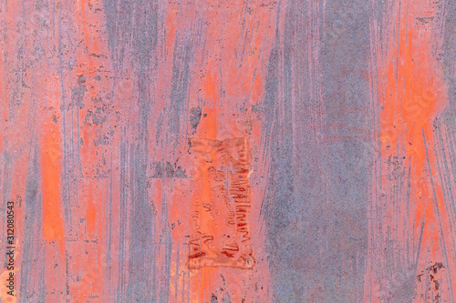 Reddish Old Weathered Peeling Rusty Metal Texture