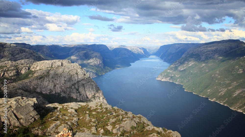 Lysefjorden landscape in Norway