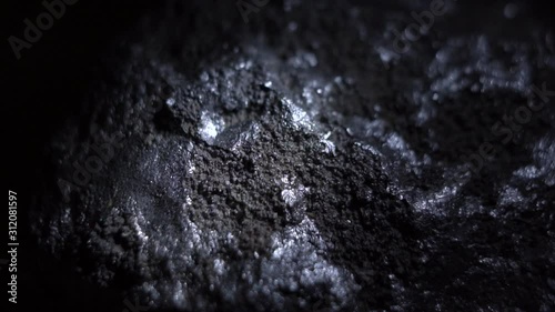 nugget metal, particle of metal fragment