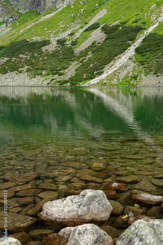 Lazurowa woda w Czarnym Stawie Gąsienicowym  photo