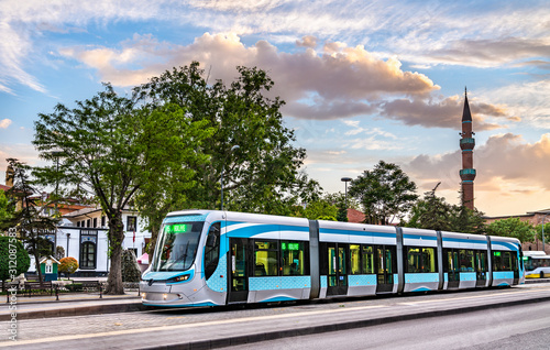 City tram in Konya, Turkey