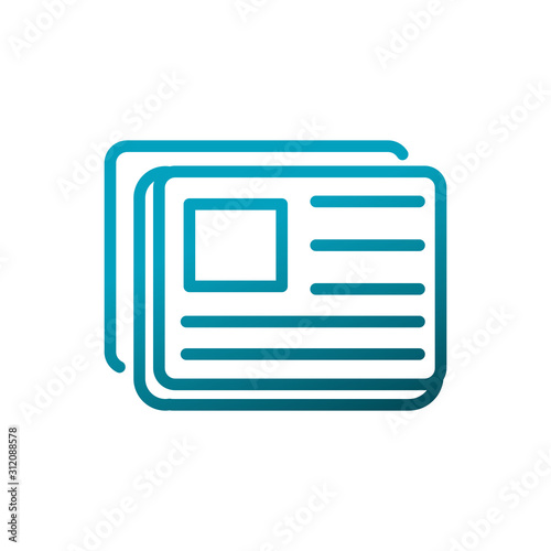 newspaper notice breaking news communications gradient line