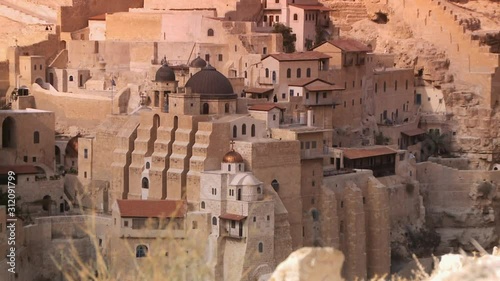 Mar Sabas Monastery in the Kidron Valley photo
