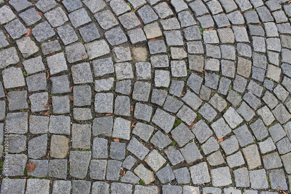 Texture of Cobblestone Street and stone street road Texture of Cobblestone Street and stone street road