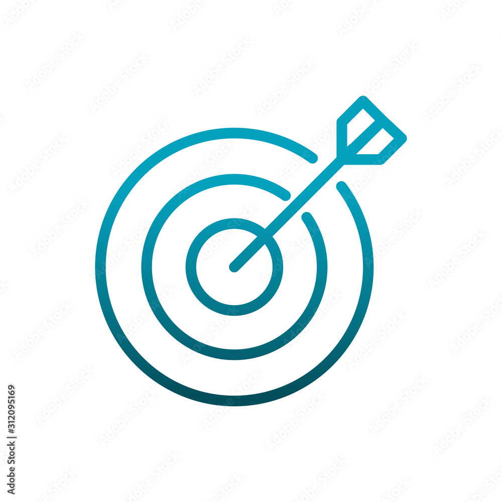 target strategy business communications gradient line target strategy business communications gradient line
