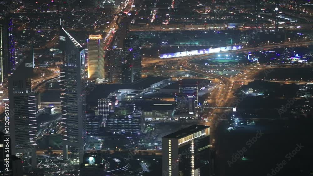 Downtown Dubai And Sheikh Zayed Road Time Lapse Downtown Dubai And Sheikh Zayed Road Time Lapse