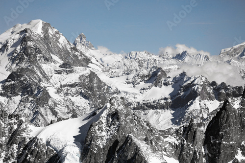 Alpine landscape in Haute Savoie, France, Europe