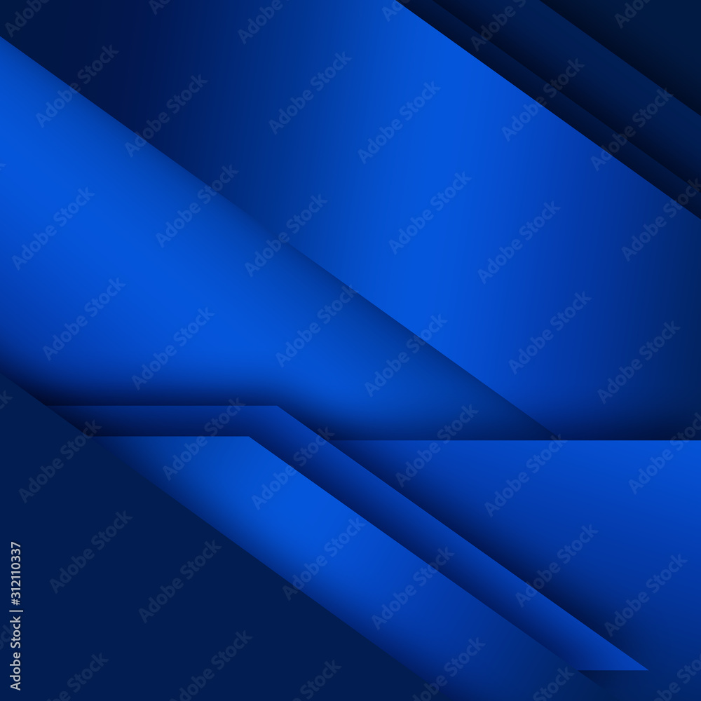 Abstract blue diagonal overlap background Abstract blue diagonal overlap background