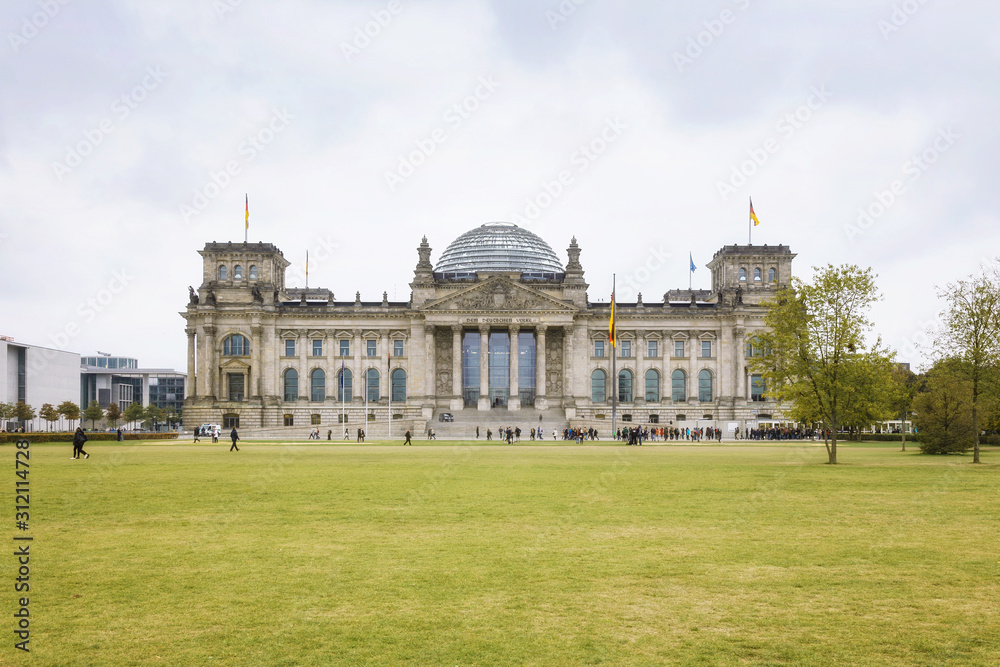 Reichstag building, Bundestag in Berlin, Germany
