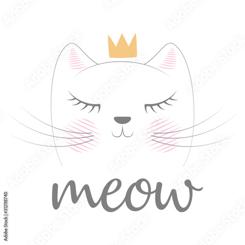 cute princess cat