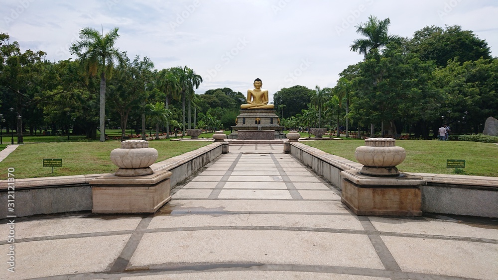Status in the park in Colombo Sri Lanka