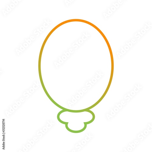 Unique Mirrors Vector Line Icon