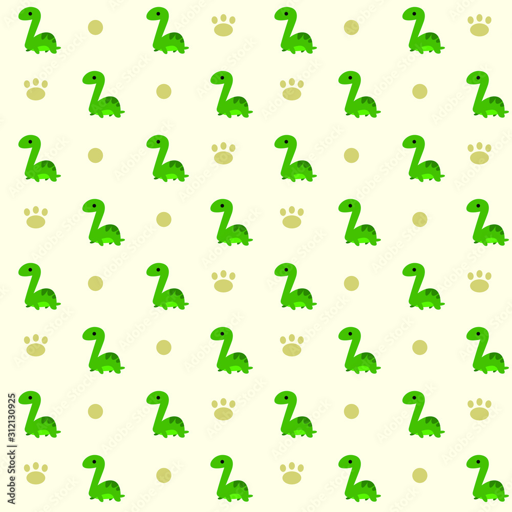 vector cartoon dinosaur seamless pattern vector cartoon dinosaur seamless pattern