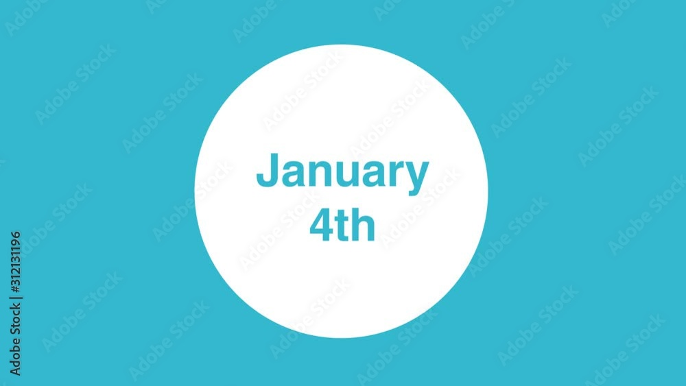 World braille day - January 4th in motion graphic World braille day - January 4th in motion graphic