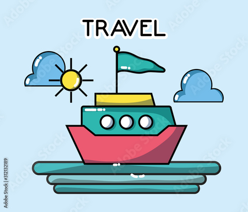 cruise maritime tourist vacation travel