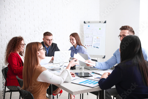 Colleagues discussing issue...