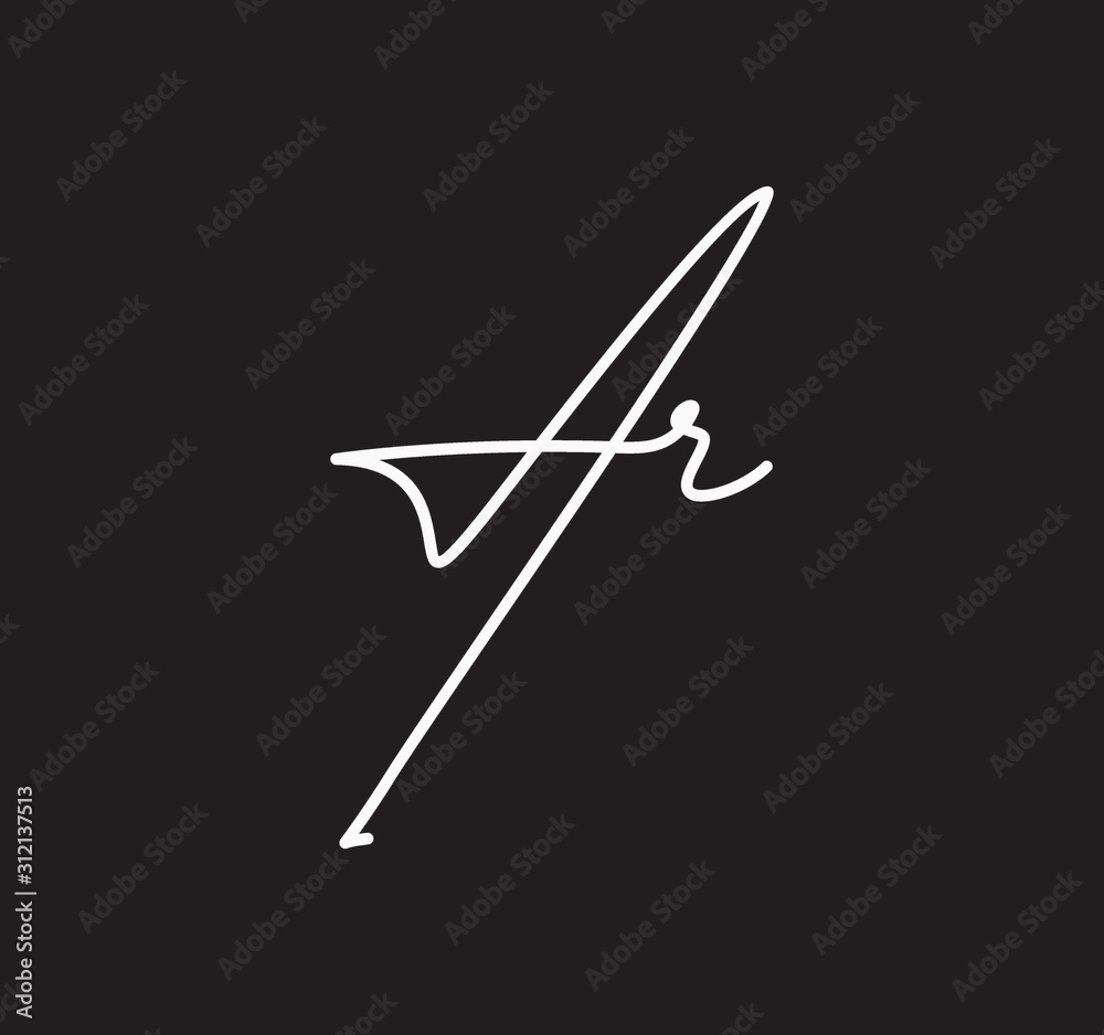 Couple Cursive Letters Initial Signature Handwriting Calligraphy Couple Cursive Letters Initial Signature Handwriting Calligraphy