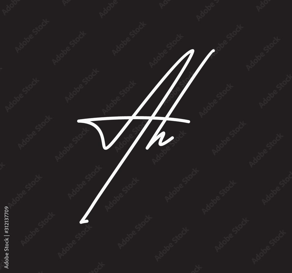 Couple Cursive Letters Initial Signature Handwriting Calligraphy Couple Cursive Letters Initial Signature Handwriting Calligraphy