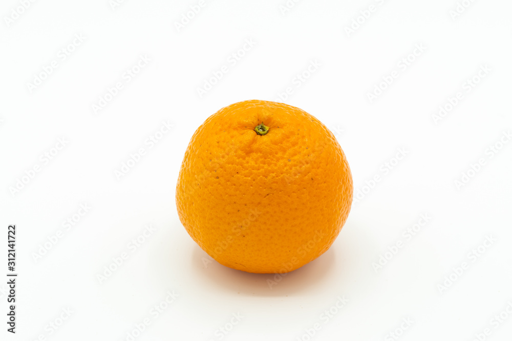 Tangerine or clementine isolated on white background Tangerine or clementine isolated on white background